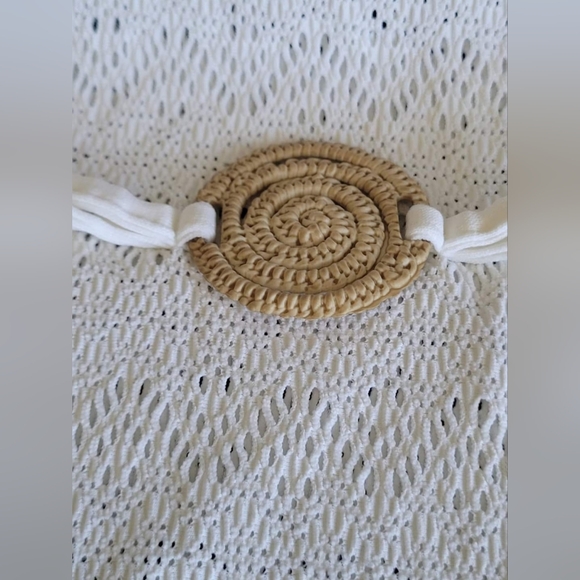 White swimsuit cover dress in size small. - Picture 3 of 3